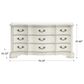 Millenium Arlendyne 9-Drawer Dresser in Antique White, , large