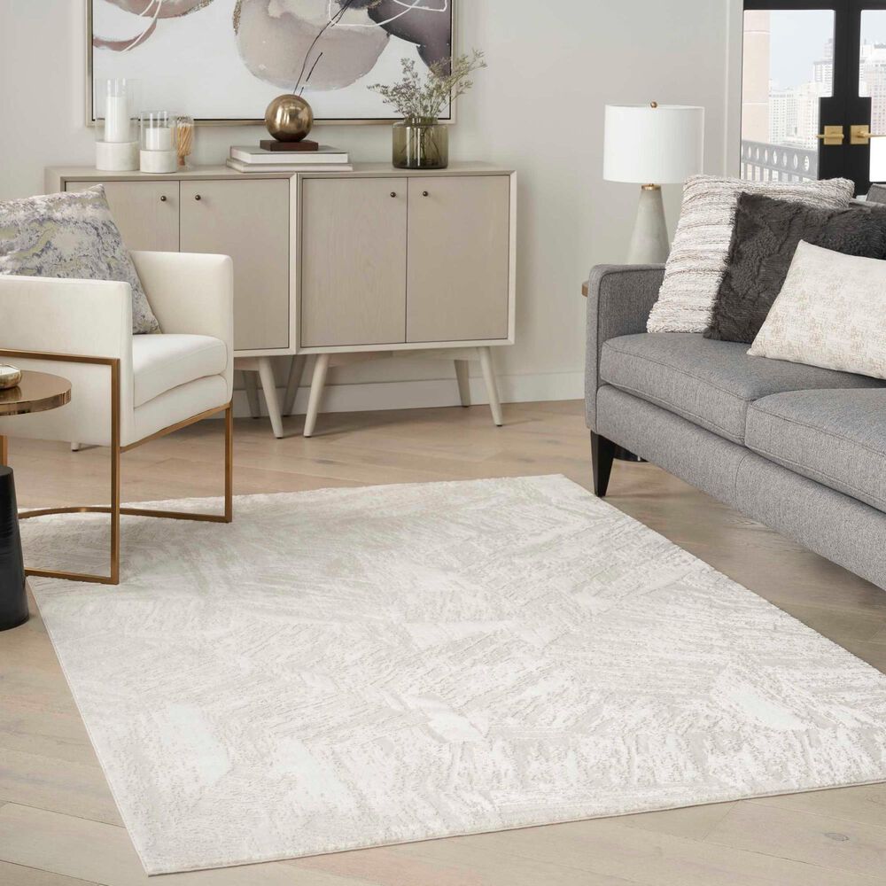 Nourison Desire Ivory 6&#39; x 9&#39; Area Rug, , large