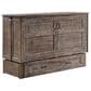 New Day Furniture Poppy Murphy Cabinet Bed in White Bark with USB Ports, , large