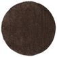 Safavieh August Shag 3" Round Brown Area Rug, , large