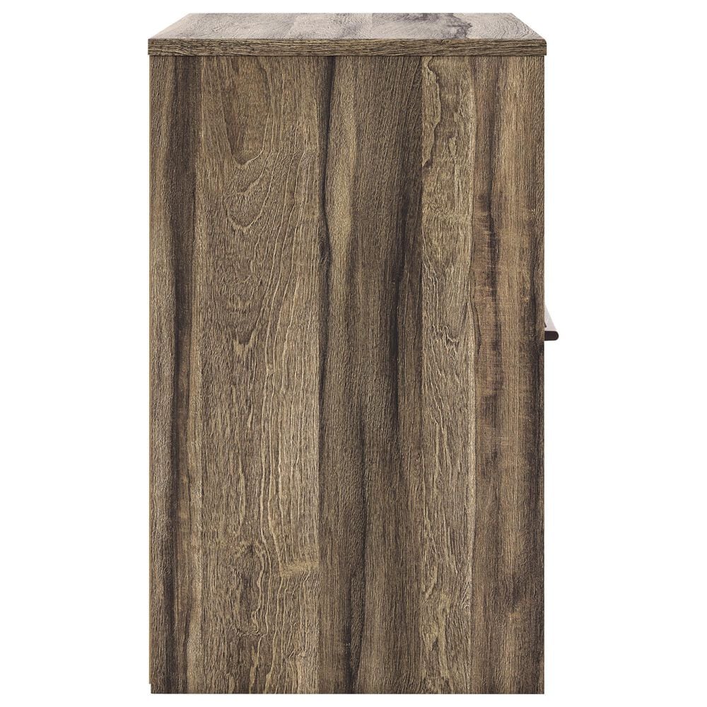 Ashley Elbrim 1-Drawer Nightstand in Brown with USB Port, , large