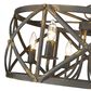 Golden Lighting Alcott 6-Light Chandelier in Antique Black and Gold, , large