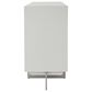 Urban Home Eliza Sideboard in Ultra White and Brushed Stainless, , large