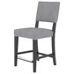 Declan Dining Fixed Stool in Midnight Black Washed, , large