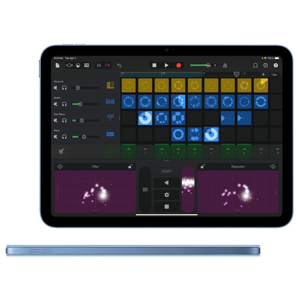 Apple iPad 11-Inch A16 Chip with Wi-Fi only - 512GB in Blue with 2-Year AppleCare+, , large