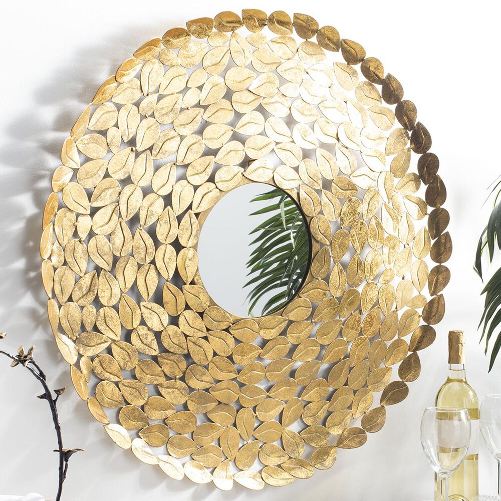 Safavieh Bliss Mirror in Gold, , large