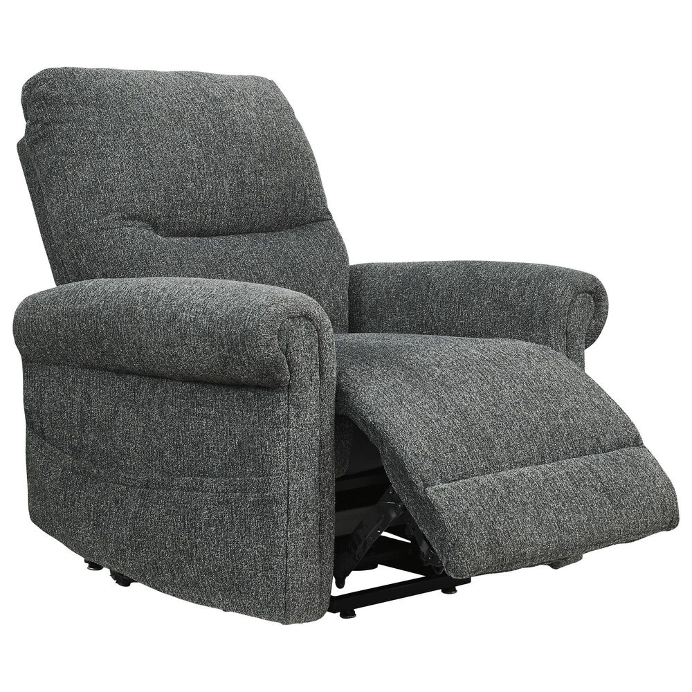 Ashley Aureta Power Lift Recliner in Charcoal, , large