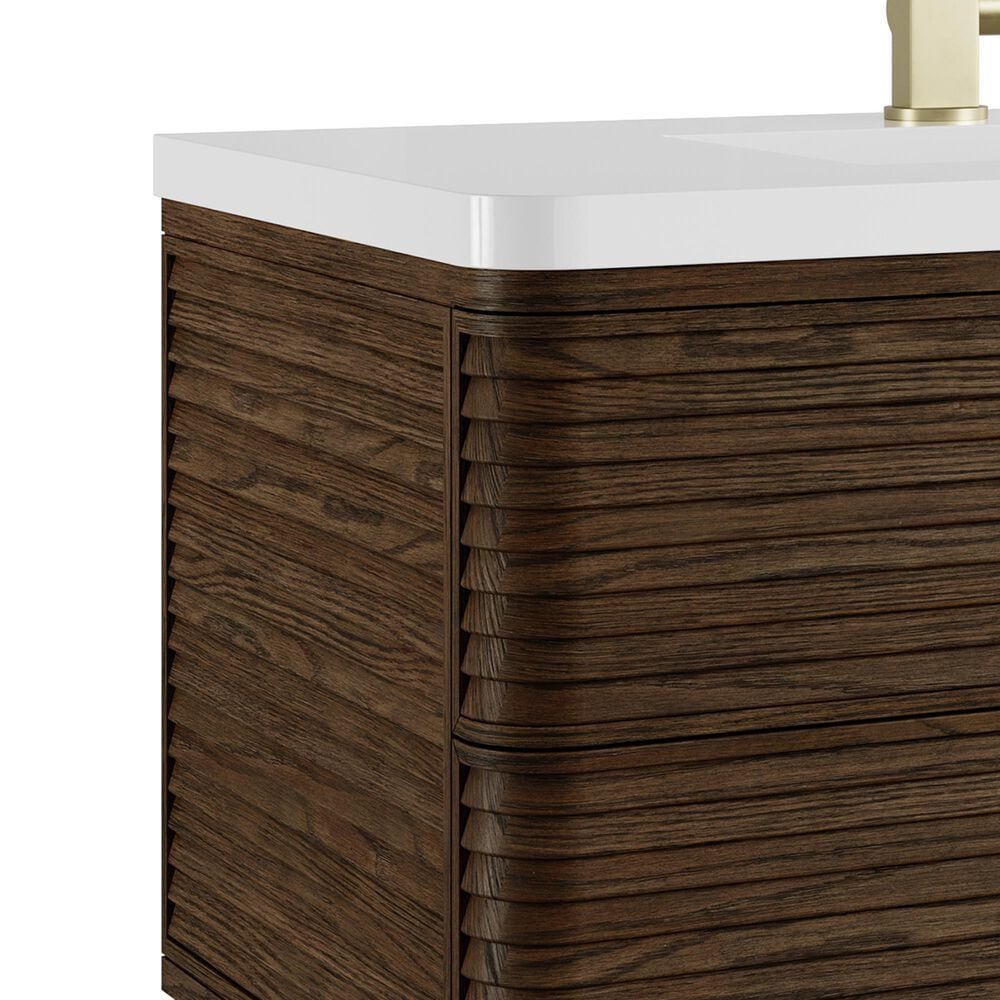 James Martin Allamari 36" Single Bathroom Vanity in Sable with Single Hole 3 cm White Zeus Silestone Top and Rectangular Sink, , large
