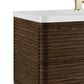 James Martin Allamari 36" Single Bathroom Vanity in Sable with Single Hole 3 cm White Zeus Silestone Top and Rectangular Sink, , large