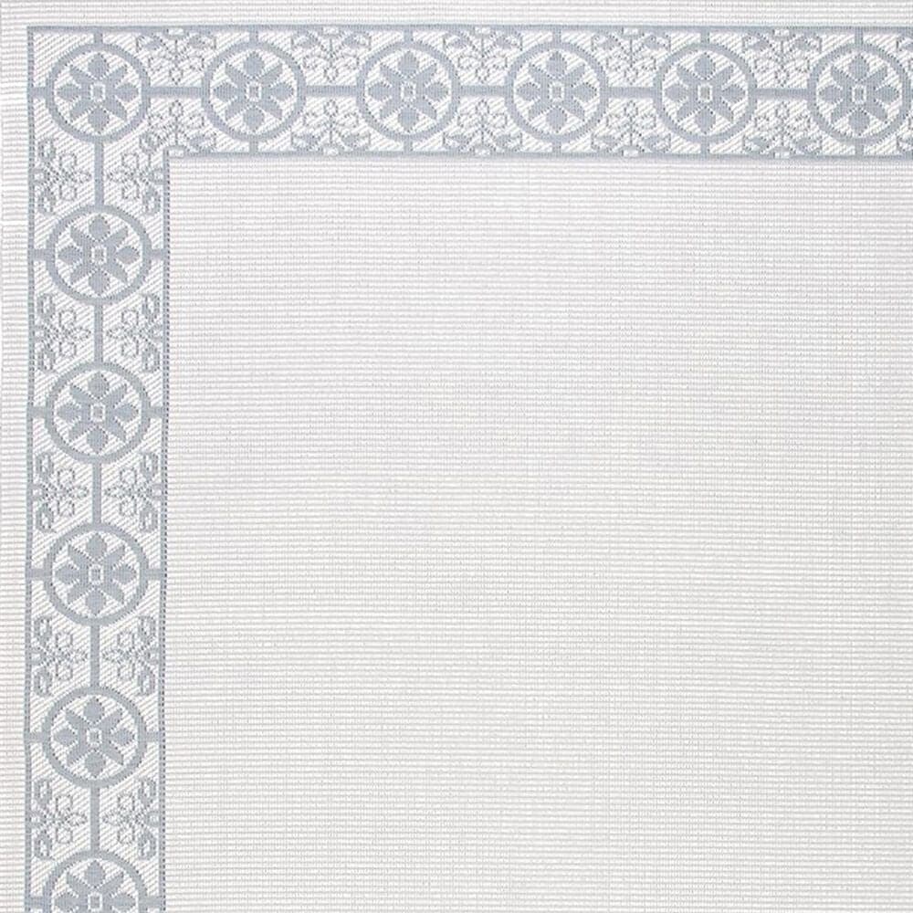 Safavieh Bermuda Floral 5&#39;3&quot; x 7&#39;6&quot; Ivory and Light Blue Indoor/Outdoor Area Performance Rug, , large