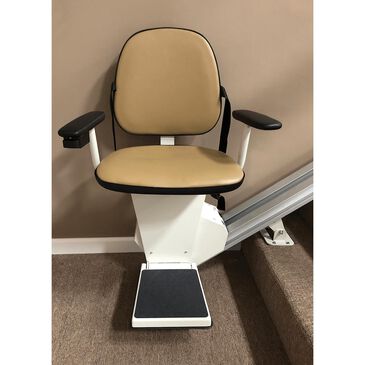 Staying Home Legacy Lifts Indoor Stair Lift Chair with Track Assembly in Caramel, , large