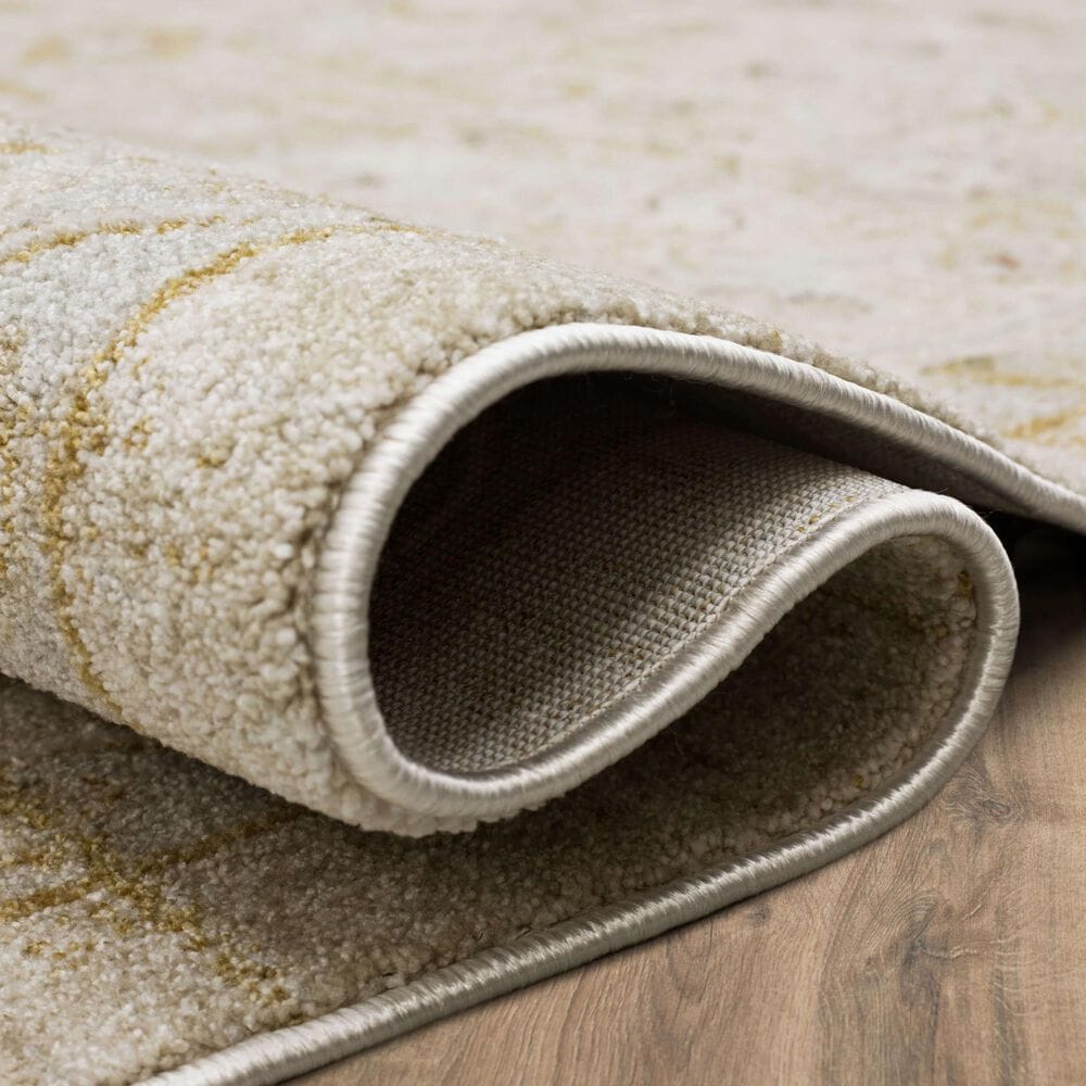 Karastan Windemere R1257 6&#39;6&quot; x 9&#39;10&quot; Cream Area Rug, , large