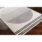 Surya Pisa 5" x 7" Black, Ivory and Gray Area Rug, , large