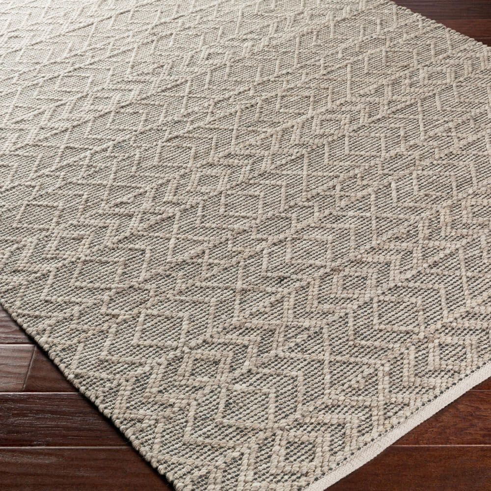 Surya Ingrid Black, Light Gray and Gray 9&#39; x 13&#39; Area Rug, , large