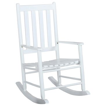 Pacific Landing Rocking Chair in White, , large