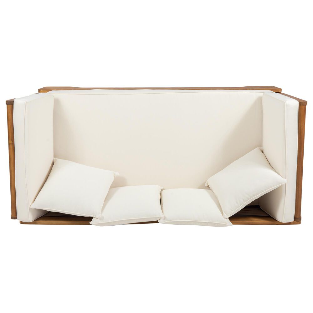 Hearth and Haven Serene Outdoor Full Expandable Sofa Daybed in Beige, , large