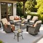 HOMLUX 7-Piece Patio Conversation Set in Beige, , large