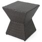 Hearth and Haven Calhoun Outdoor Square End Table in Brown, , large