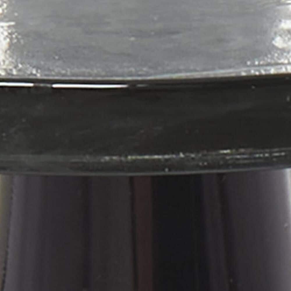 Maple and Jade 16&quot; Geometric Accent End Table in Polished Black, , large