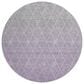 Dalyn Rug Company Lazio 8" Round Lavender Area Rug, , large