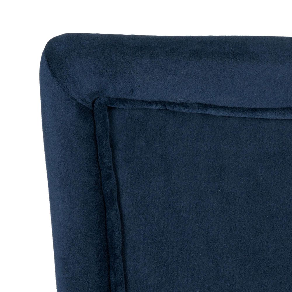 Kinfine Parsons Dining Chair with Dark Navy Cushion in Dark Walnut &#40;Set of 2&#41;, , large