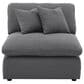 Coaster Hobson Accent Armless Chair in Charcoal, , large
