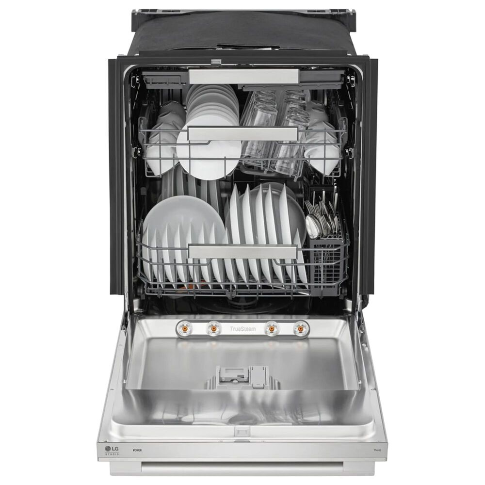 LG Studio 24&quot; Built-In Dishwasher with TrueSteam and Dynamic Heat Dry in Stainless Steel, , large
