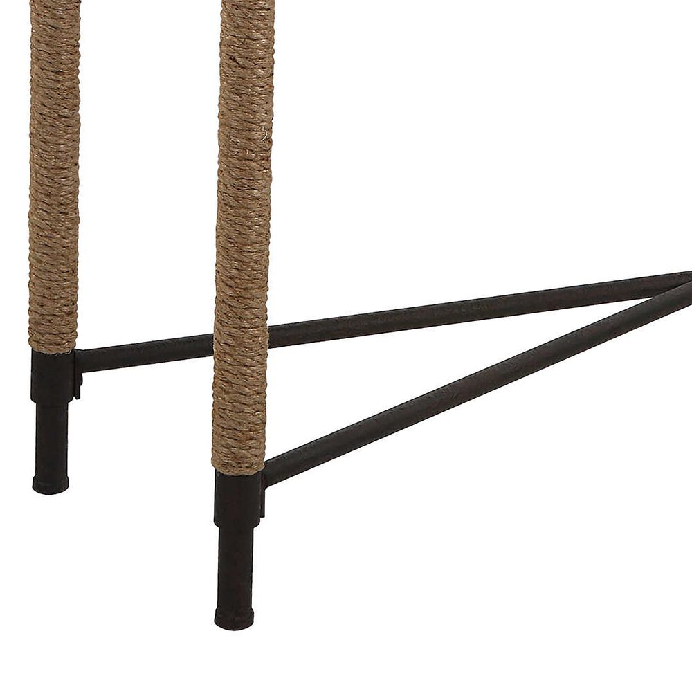 Uttermost Braddock Console Table in Natural Fiber Rope, , large