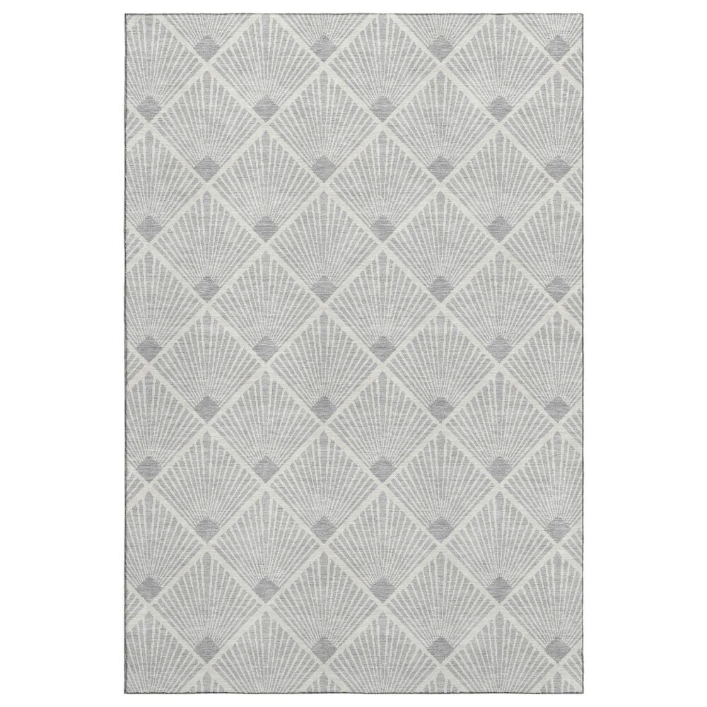 Dalyn Rug Company The Reserve TR9 Silver 10" x 14" Indoor/Outdoor Area Rug, , large