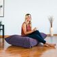 Jaxx Saxx 3.5" Floor Pillow in Plum, , large