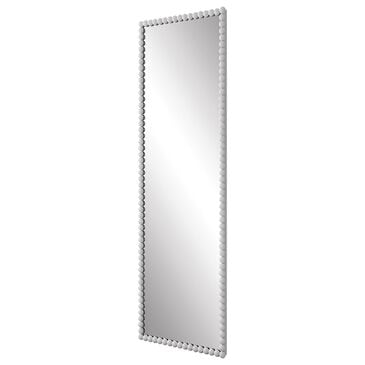 Uttermost Serna Tall Mirror in Satin White, , large