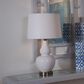 Wildwood Ellis Table Lamp in White and Antique Brass, , large