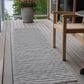 Dalyn Rug Company Laidley 2"3" x 12" Grey Indoor/Outdoor Runner, , large