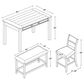 Linon Home Decor Meretta 6-Piece Counter Height Dining Set in Antique White and Natural, , large