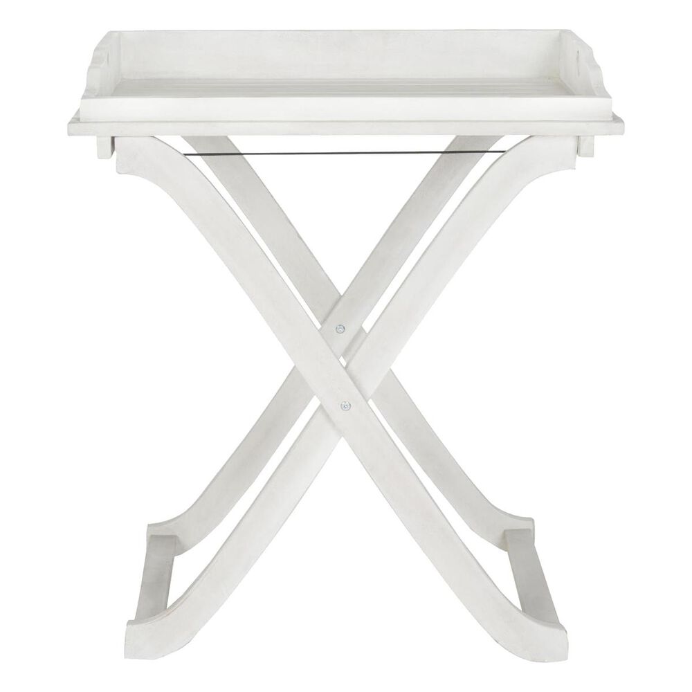 Safavieh Covina Tray Table in Antique White, , large