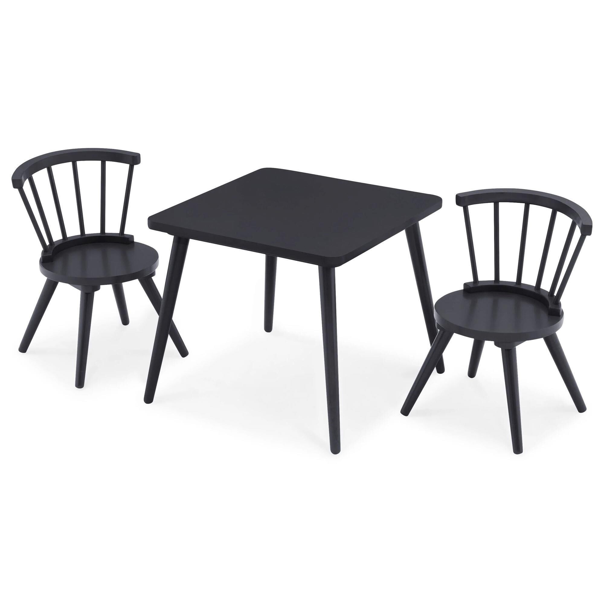 Nicklas kids 3 piece windsor writing table and chair set best sale