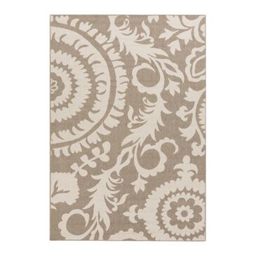 Surya Alfresco ALF-9616 7"6" x 10"9" Taupe and Beige Area Rug, , large
