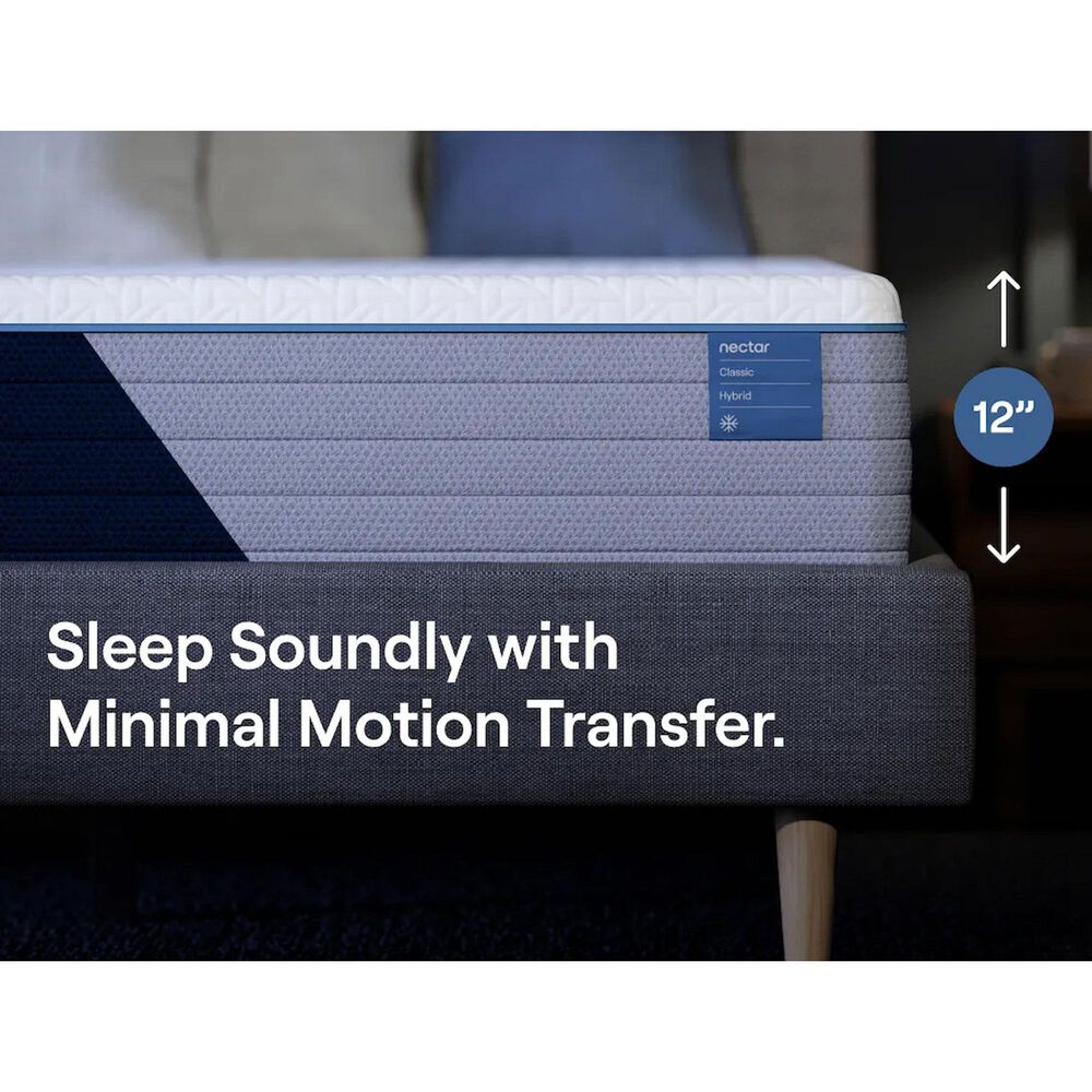 Nectar Classic Hybrid 5.1 Firm Twin Mattress, , large