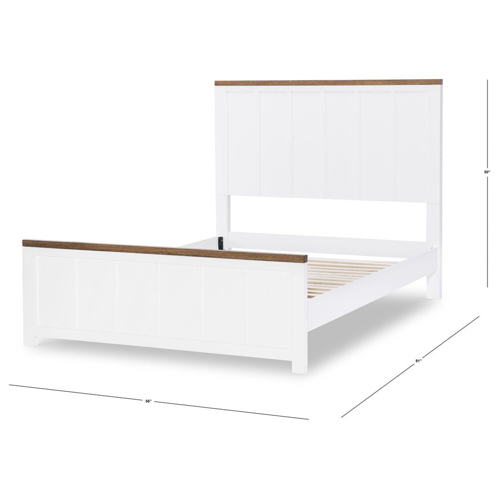 Legacy Classic Dutton 4-Piece Full Bedroom Set in Natural White, Toasted Coconut and Aged Black, , large