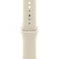 Apple Watch SE 3 (GPS) 40mm Starlight Aluminum Case with Sand Sport Band - M/L and 2-Year AppleCare+, , large