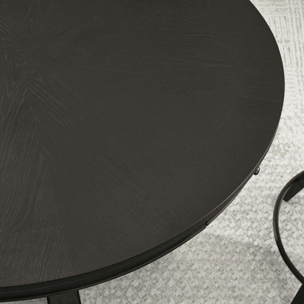 Crystal City Rylie Black Counter Game Table with Folding Top, , large