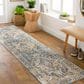 Surya Aspendos APS-2323 2"7" x 10" Teal, Mustard, Black, Medium Gray, Charcoal and Light Beige Runner, , large