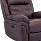 Blue River Marcel Manual Recliner in Dark Brown, , large