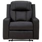Ashley Mackmenville Manual Zero Wall Recliner in Carbon, , large