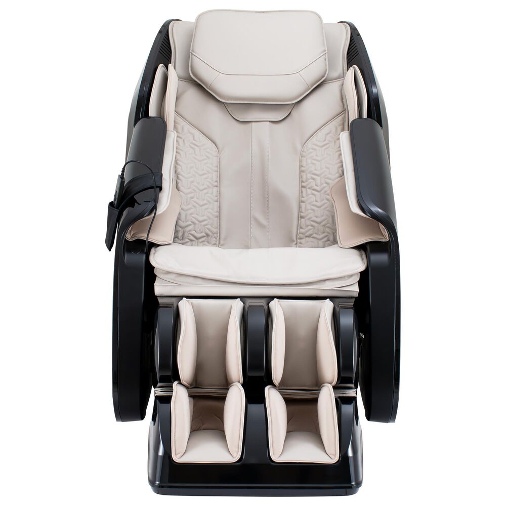 Cozzia Shiatsu Massage Chair with 2D Li Flex Track in Taupe, , large