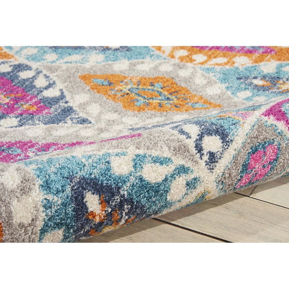 Nourison Passion PSN02 2&#39;2&quot; x 7&#39;6&quot; Multicolor Runner, , large