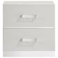 New Heritage Europa 5 Piece Wood King Panel Bedroom Set with Chest and Nightstand in White, , large