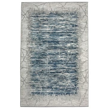 Radici USA Davide Abstract 7"10" x 10"6" Blue Area Rug, , large