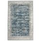 Radici USA Davide Abstract 7"10" x 10"6" Blue Area Rug, , large