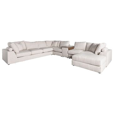 Vanguard Furniture Lucca 7-Piece Stationary L-Shaped Sectional in Jingo Twine, , large